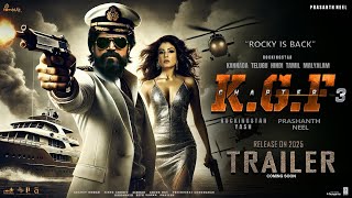 KGF Chapter 3  Hindi Trailer  Rocking Star Yash Vs Prabhas  Prashanth Neel  KGF 3 2024 [upl. by Ark]