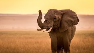 Animals at Amboseli Park Kenya 4K with music [upl. by Adnolohs]