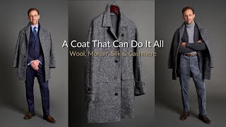 A Coat That Can Do It All Wool Mohair Silk amp Cashmere [upl. by Notgnirrac]