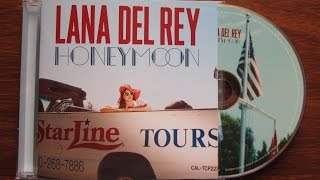 Lana Del Rey  Honeymoon  unboxing cd [upl. by Antonetta]