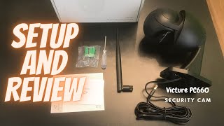 Victure PC660  Security camera  Setup and Review [upl. by Vin]