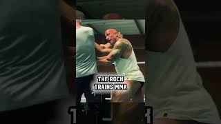 The Rock Trains MMA therock ufc mma [upl. by Acinhoj344]