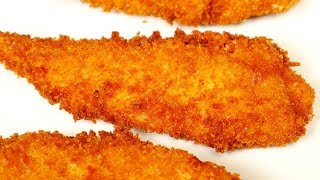 Crispy Fried Chicken Tenders Recipe [upl. by Aynek]