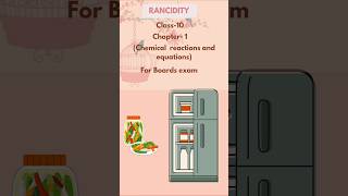 Quick revision of topic Rancidity of Class 10 Chapter1 Chemical reactions and equations [upl. by Sebastian]