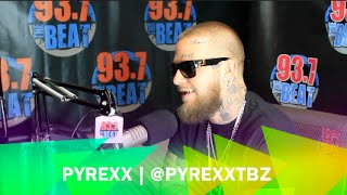 PyRexx Interview at TheBlessedBeatz on 937TheBeat 04032016 [upl. by Ynohtona]