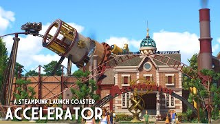 Planet Coaster 2  Accelerator Timelapse  POV  Blueprint [upl. by Yleek]