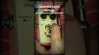 Crowther Hotcake on bass  theoandhispedals fuzzpedal bassfuzz fuzz pedalboard [upl. by Fausta]