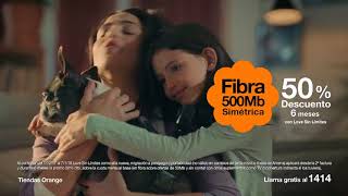 Spot Orange Fibra 500  Samsung S8  SmartTV [upl. by Ahsyekat48]