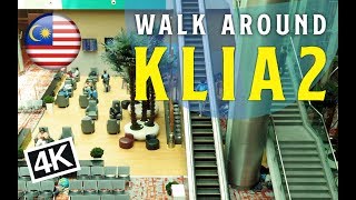 4KWalk Around KLIA2 Inside of Kuala Lumpur Airport Departure Malaysia [upl. by Erastes]