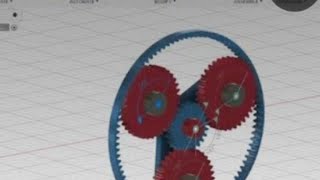 Planetary Gear Assembly full in fusion 360 Sun and Earth Gear [upl. by Tatianas]