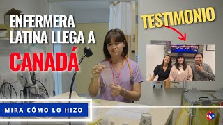 ENFERMERA LLEGA JUNTO A SU FAMILIA A TRABAJAR EN CANADÁ 🇨🇦 [upl. by Ykcim]