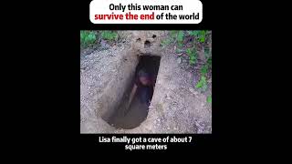 BEAUTIFUL UNDERGROUND HOUSE BUILT BY THIS STRONG WOMAN 😳😱 [upl. by Patterman]