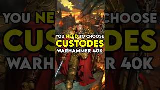 You NEED To Choose The Custodes In WARHAMMER 40k [upl. by Stanleigh955]