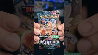 Opening Pokémon’s NEW Set… Stellar Crown Can We Pull Something Good pokemonshorts stellarcrown [upl. by Grissom451]