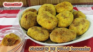 NUGGETS DE POLLO HORNEADOS saludables y deliciosos [upl. by Orv]