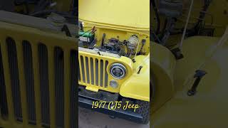 CJ5 Jeep 1977 jeepcj5jeepsportoldschoolclassicclassiccarsjeeplifebillwitherscoolcarswow [upl. by Earahc]