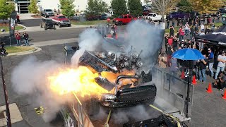 3000hp Dyno Engine FAILURE Explosion of Master Shredder [upl. by Wiatt778]