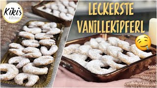 Unfassbar zarte Vanillekipferl  wochenlang frisch  Leckerste Vanillekipferl einfach selber backen [upl. by Carlos267]