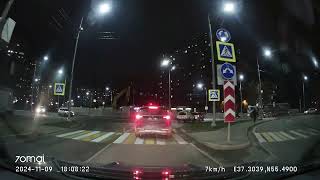 Driving in Moscow city поселение Десёновское  Троицк  Внуково 09112024 timelapse 4x [upl. by Belanger315]