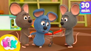 Zum Pa Pa c’est une petite souris 🐭 Chansons pour Enfants  HeyKids en Français [upl. by Eibreh]