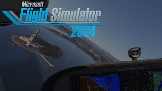 FS2024 Flight Around The Statue of Liberty [upl. by Ennyletak]