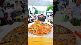 32 Inch Sourdough Pizza Challenge This ones brutal 🫠 foodchallenge [upl. by Kado]