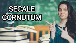 SECALE CORNUTUM HOMOEOPATHIC MEDICINEEXPLAINED WITH ALLEN KEYNOTES DRDEEKSHA [upl. by Siuqram701]