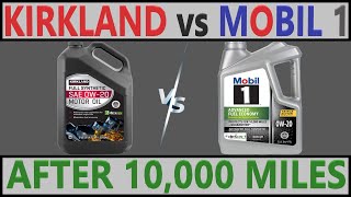 Comparing Costco Kirkland Oil to Mobil 1 After 10000 Miles [upl. by Hadias438]