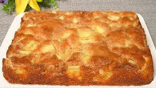 Kuchen in 5 Minuten Der berühmte Apfelkuchen der in ihrem Mund schmilzt Einfach und lecker [upl. by Llehcor]