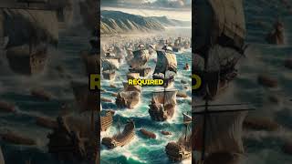 The Largest Naval Battle In History history navy naval romanempire rome [upl. by Odlanar]