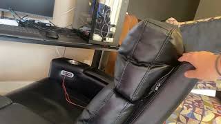 Abbyson Living Larson Leather Recliner Quick Review [upl. by Dranyar]