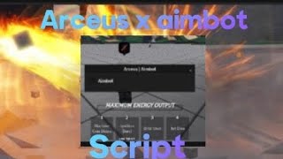 Arceus x aimbot script Pastebin💯 [upl. by Ahsonek]