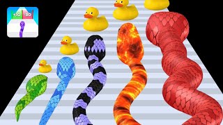 SNAKE RUN RACE‌ Android Gameplay POWER GAMES [upl. by Nyral48]