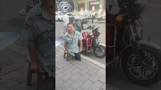 fuel tricycle gasoline trike for disabled people [upl. by Selrac577]