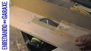 Homemade table saw with lift part 1 [upl. by Miehar]