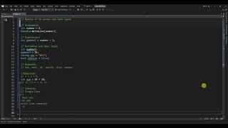 Basics of C syntax and data types  C  Basics  CSharp  Programming [upl. by Alva128]