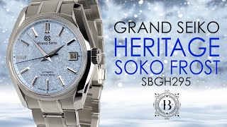 Grand Seiko Heritage Soko Frost SBGH295 [upl. by Htebarual]