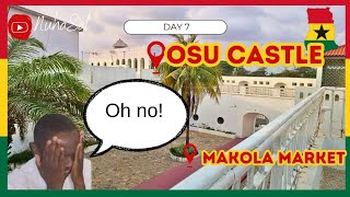 Oh No Osu Castle closed Back to Makola to find our perfect Ghanian outfits osu [upl. by Mozza661]