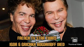 The Bogdanoff twins Igor and grichka Bogdanoff died at 72 years Bogdanoff cause of death [upl. by Emlynne]