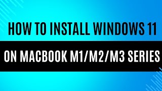 Install Windows 11 in UTM VM on MacBook M1M2M3 series [upl. by Kerrison336]