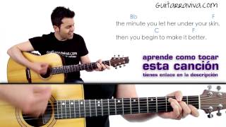 Como tocar Beatles Hey Jude en Guitarra acordes y letra BEATLES fácil tutorial [upl. by Oiraved]