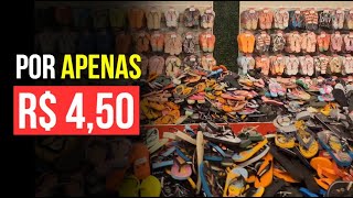 🚨R 450🚨 CHINELOS HAVAIANAS NO ATACADO DIRETO DO BRÁS [upl. by Navad]