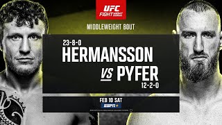 UFC Vegas 86 Hermansson vs Pyfer  February 10  Fight Promo [upl. by Enoved856]