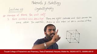 Materials amp Metallurgy Crystallography Lecture 03 HD [upl. by Butch587]