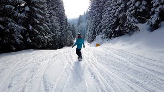 Tall Abfahrt im Golm  Montafon [upl. by Stubstad]