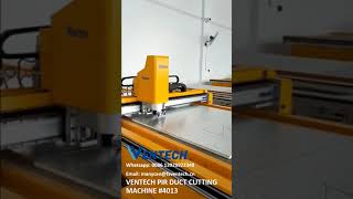 VENTECH PIR Duct Cutting Machine 4013  Preinsulated Duct Board Cutting Machine for Sale [upl. by Ocihc]