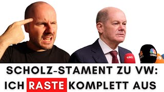 „SCHElßEgal“Kanzler Scholz reagiert entspannt auf VWWerksschließung [upl. by Peers]