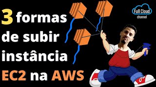 3 formas de subir instância EC2 na AWS [upl. by Saihtam323]