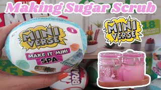 Miniverse Make it Mini Spa  Rose Sugar Scrub [upl. by Ahsiemal]