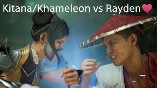 Mortal Kombat 1 KitanaKhameleon vs Rayden [upl. by Coreen]